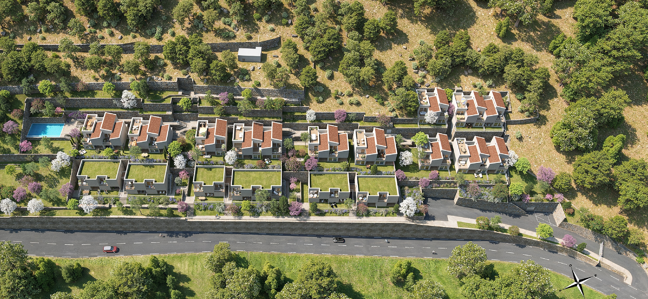 appartement 4 Pièces en vente sur LA TURBIE (06320)