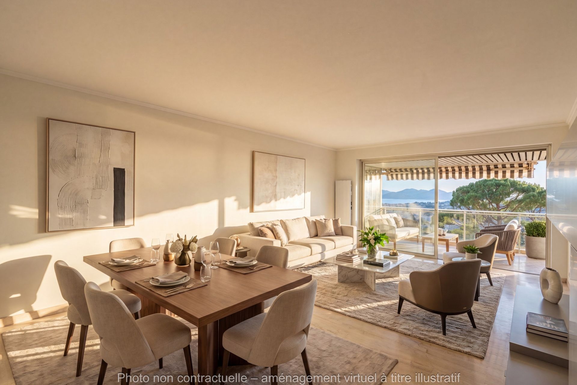 apartment 3 Rooms for sale on LE CANNET (06110)