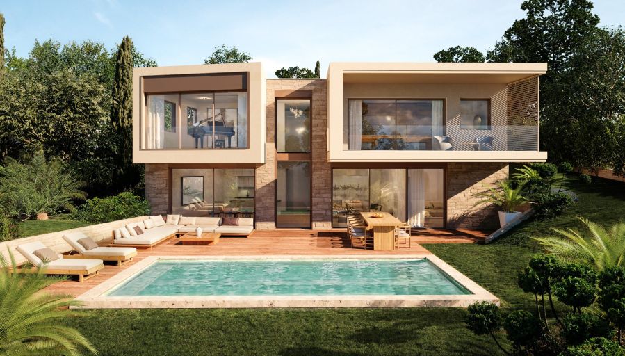 contemporary house 6 Rooms for sale on MOUGINS (06250)