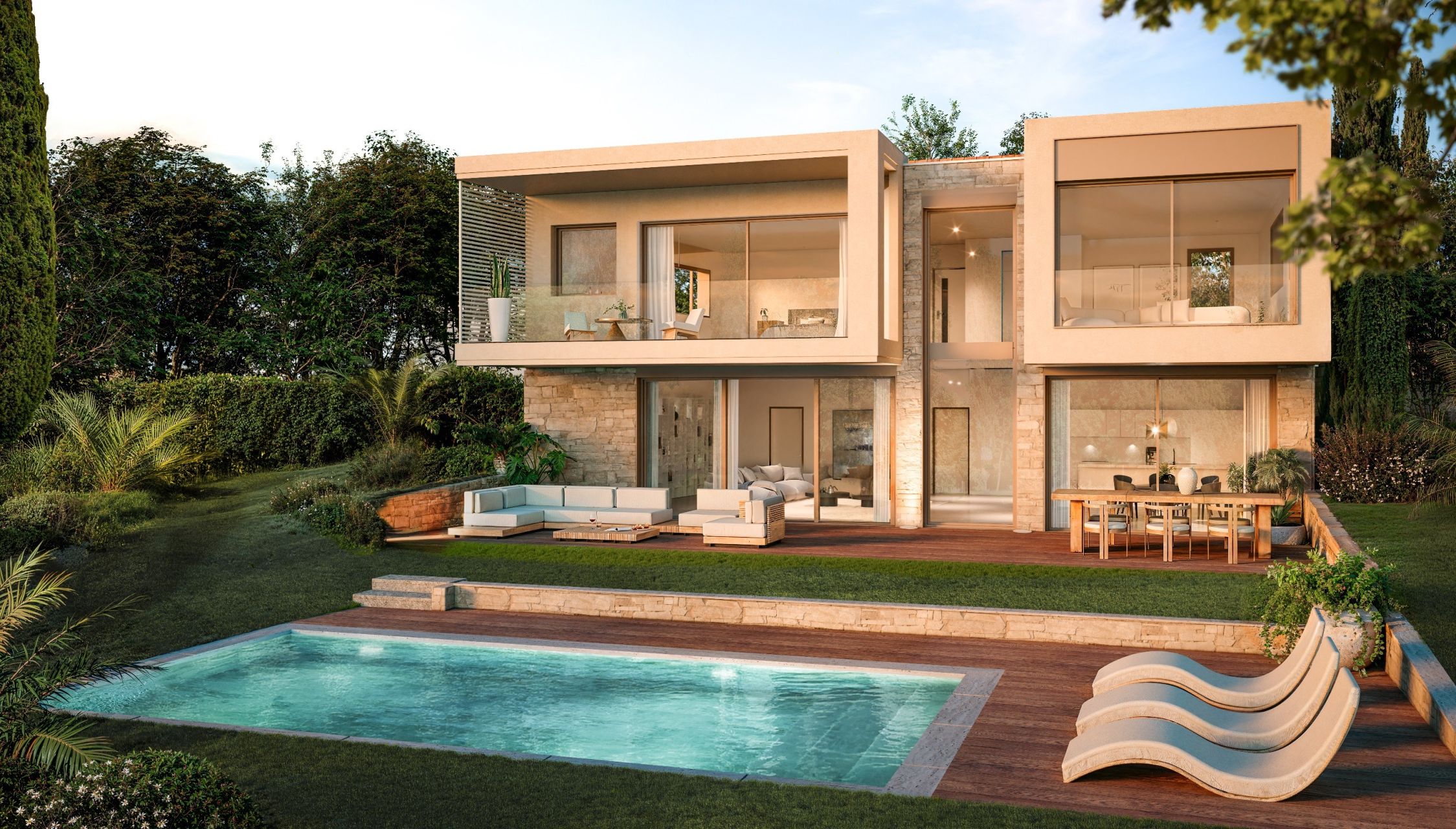contemporary house 6 Rooms for sale on MOUGINS (06250)