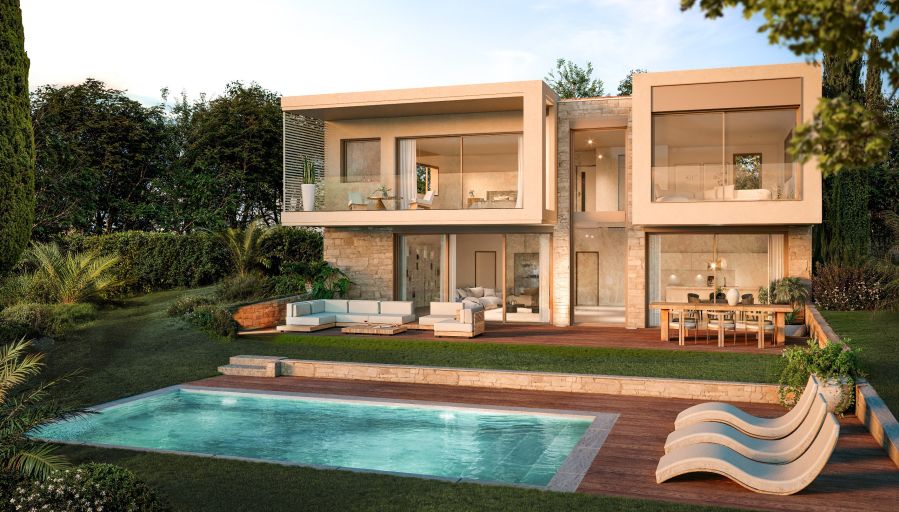contemporary house 6 Rooms for sale on MOUGINS (06250)