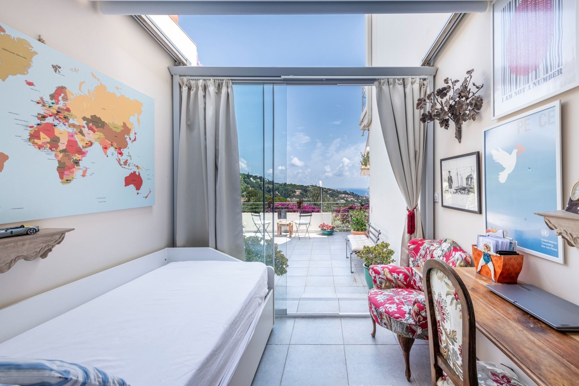 appartement 3 Pièces en vente sur VILLEFRANCHE SUR MER (06230)