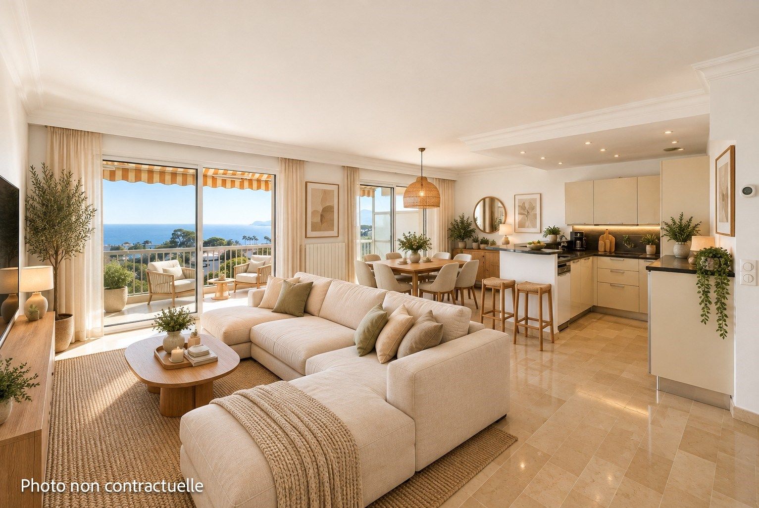 apartment 3 Rooms for sale on CANNES (06400)