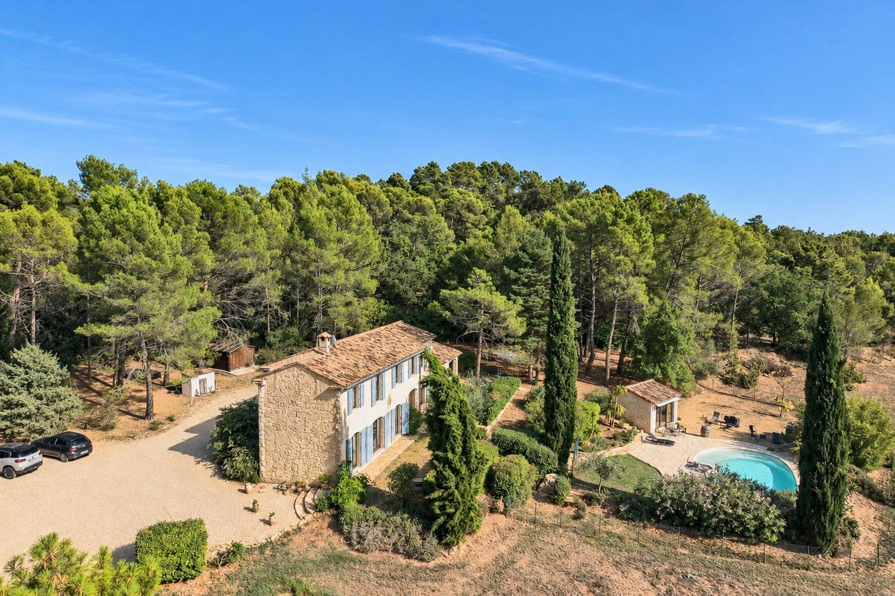 bastide 5 Pièces en vente sur TOURRETTES (83440)