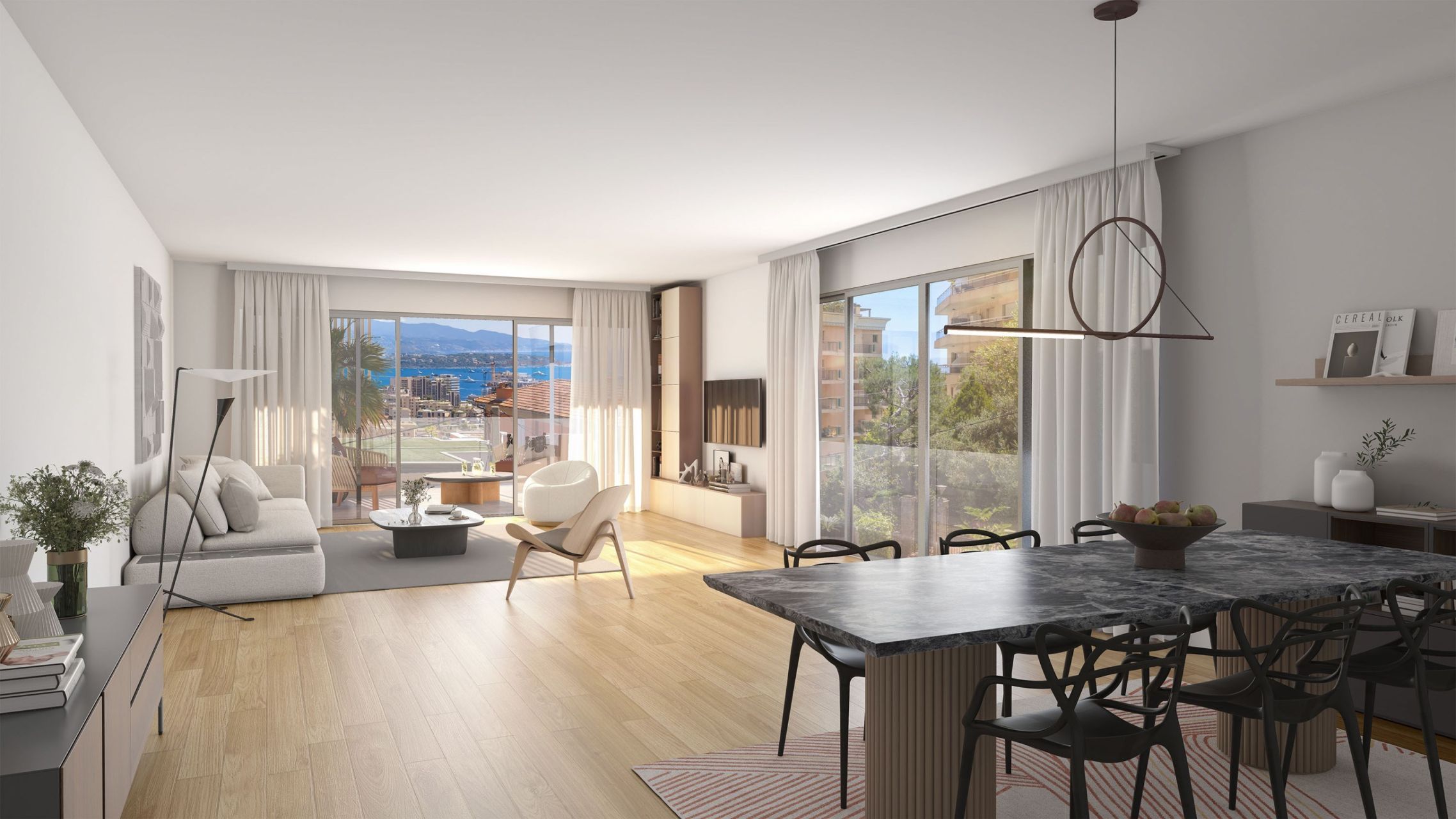 appartement 3 Pièces en vente sur BEAUSOLEIL (06240)