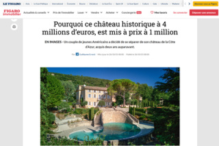 Un château historique du XVIe siècle proposé aux enchères sur la Côte d’Azur